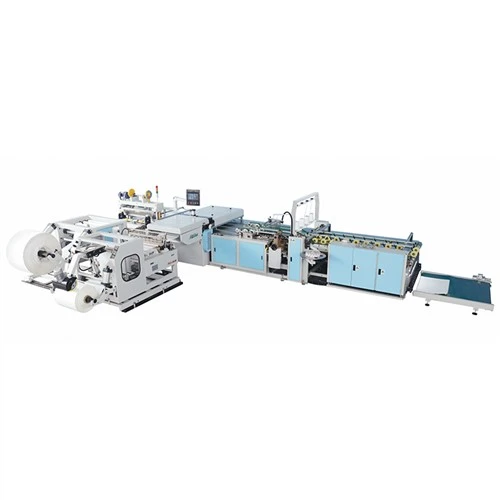 Machine d'insertion de doublure de gousset de torsion